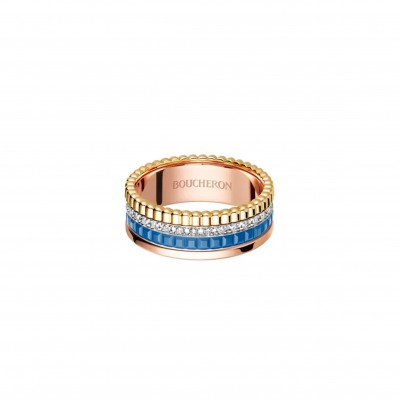 BOUCHERON QUATRE BLUE EDITION SMALL RING JRG03028 BOUCHERON QUATRE BLUE EDITION SMALL RING JRG03028